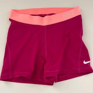 pink nike pros
